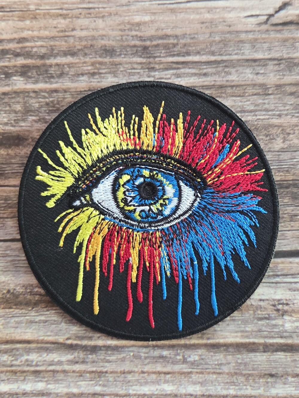 Beautiful Eye Colorful Trippy New Age Occult Pop Art Streetwear Iron on Patch